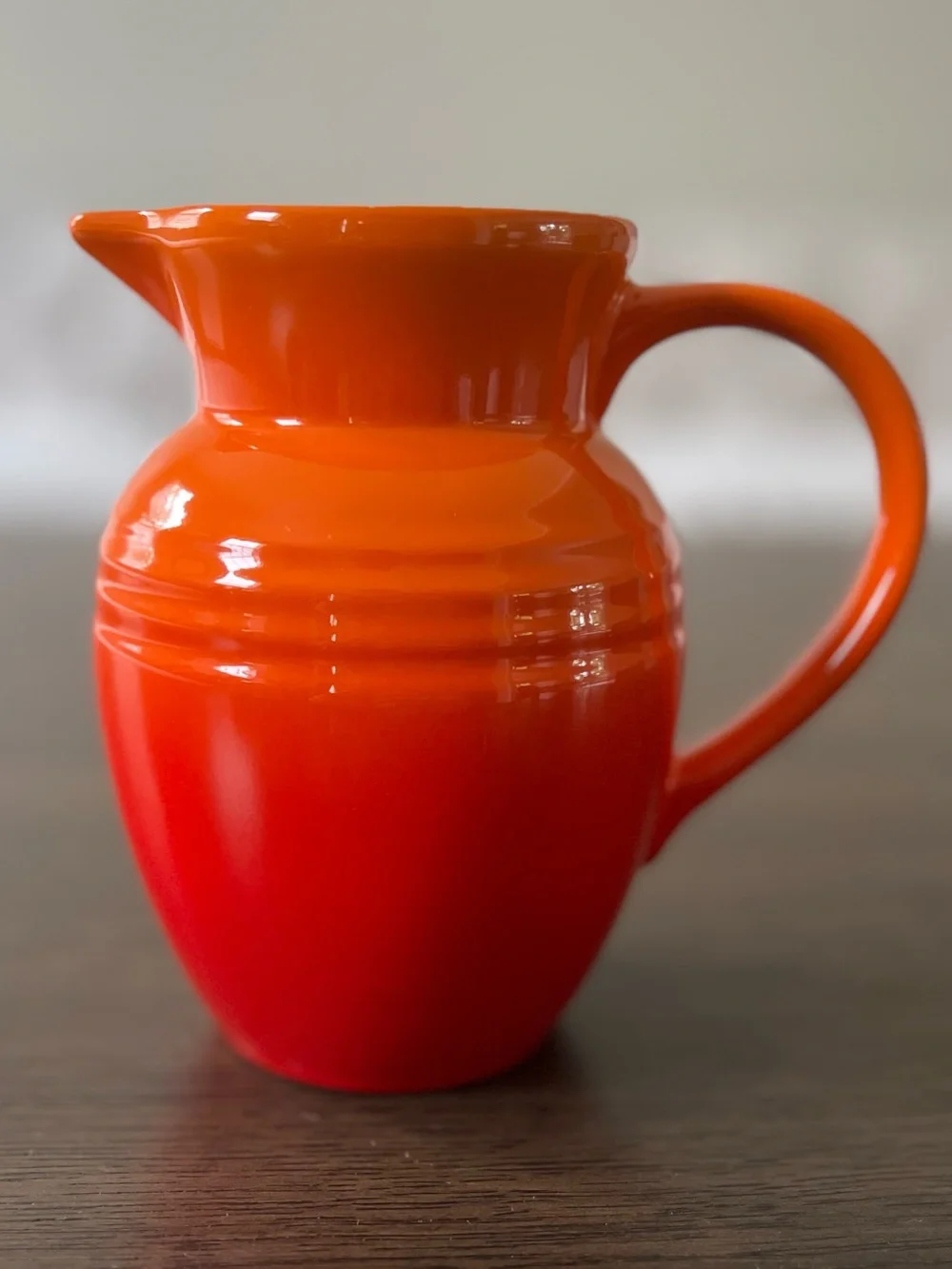 Le Creuset Breakfast Pitcher/Jug 0.7L Volcanic Flame Orange